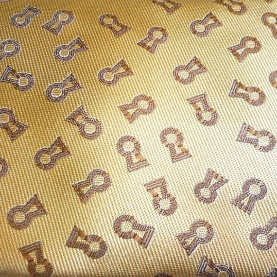 古墳ネクタイ～GOLD～行田の名産品「古墳柄ネクタイ」