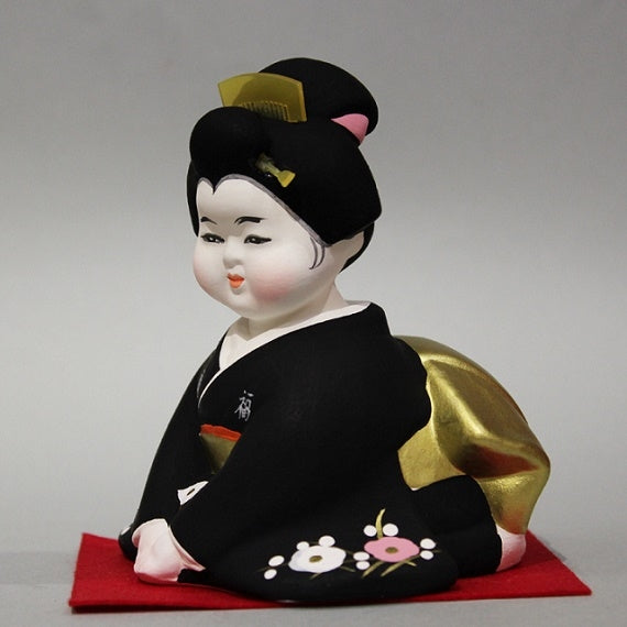 お福さん（ミニ）屏風付
