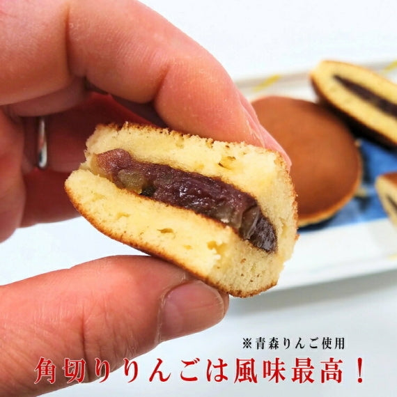暑中見舞い残暑見舞いプチギフトセットS（プリント白胡麻1枚と青森りんごのどら焼き2個）