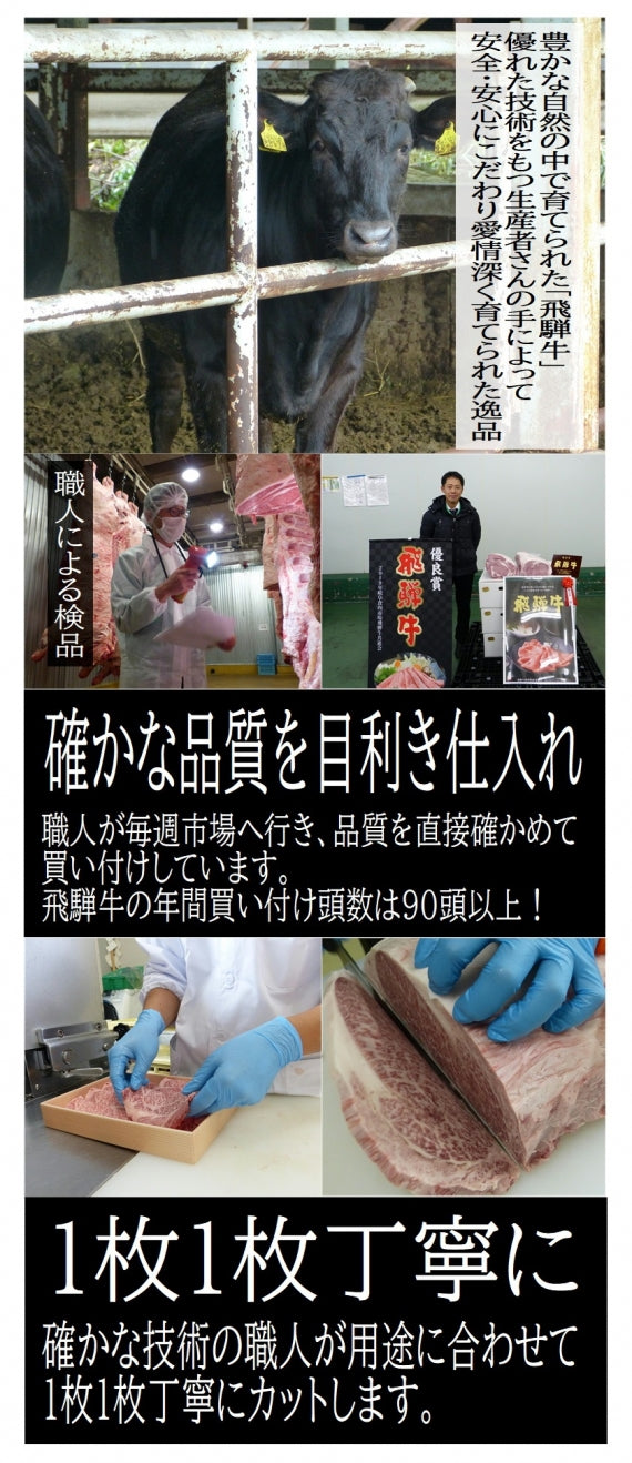 飛騨牛・国産豚三元豚　薄切りセット【精肉・肉加工品】