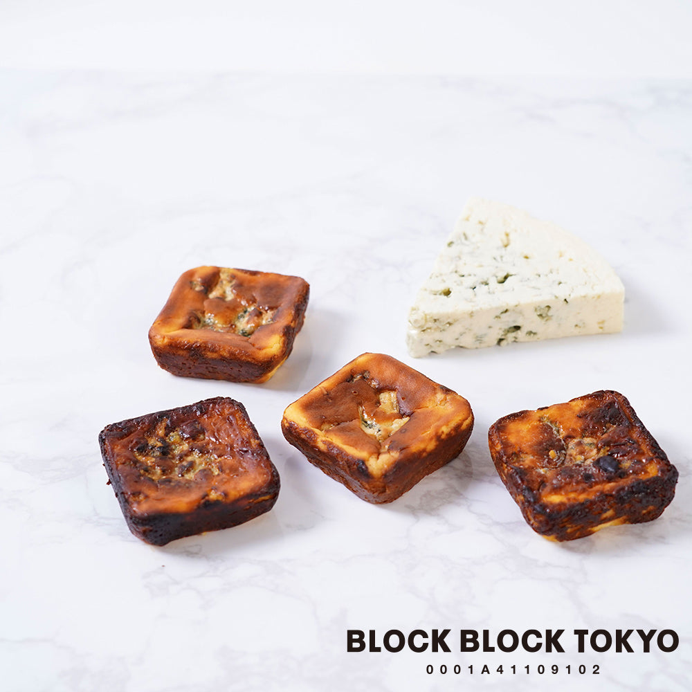 BLOCK BLOCK TOKYO Basque Burnt Cheese Cake（ブルー）4個