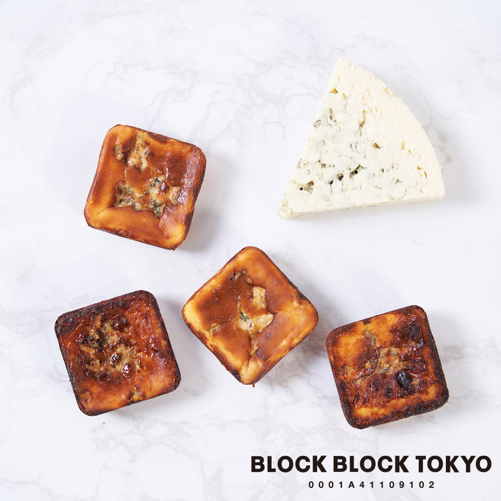 BLOCK BLOCK TOKYO Basque Burnt Cheese Cake（ブルー）4個
