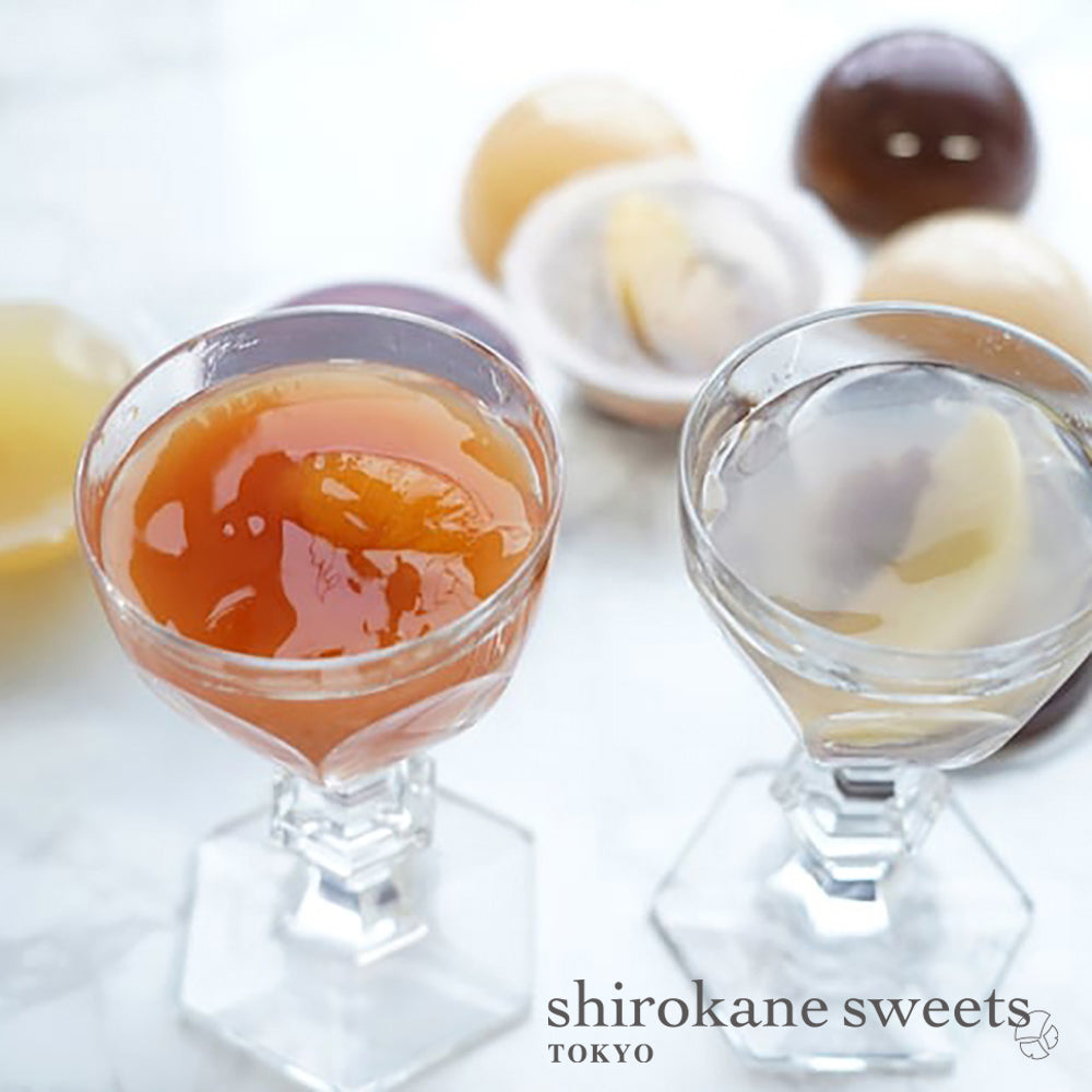 shirokane sweets TOKYO プレミアムフルーツゼリー　フルーツあんみつゼリー　フルーツ水羊羹／白金スイーツ（シロカネスイーツ）
