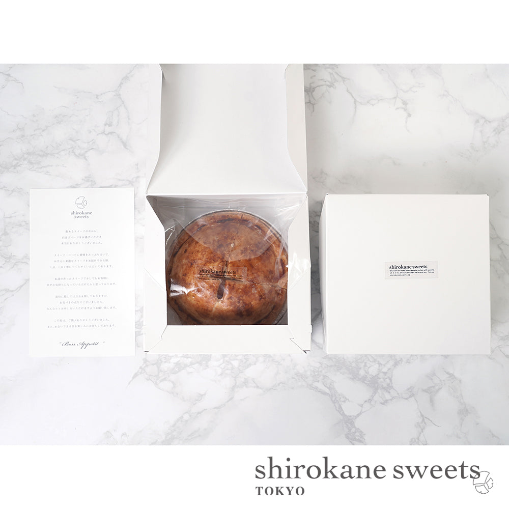 shirokane sweets TOKYO　りんごの酸味と甘味を楽しむプレミアム白金アップルパイ／premium Apple Pie shirokane style／白金スイーツ（シロカネスイーツ）