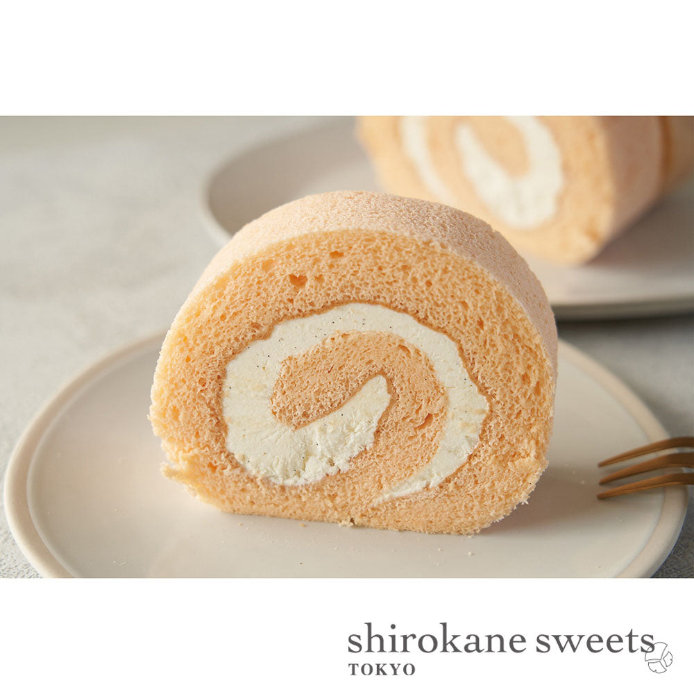 shirokane sweets TOKYO 白金Premiumロール（1本（ハーフサイズ2個入り）)／白金スイーツ（シロカネスイーツ）