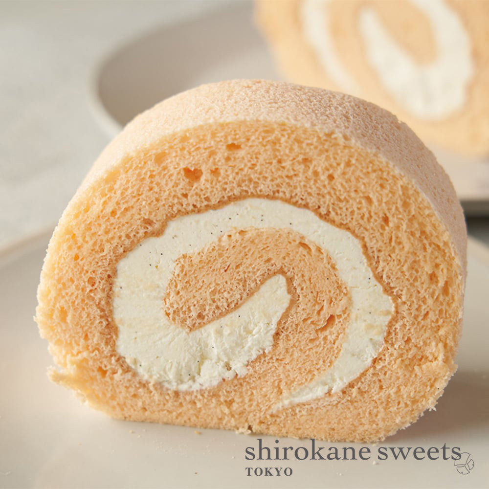 shirokane sweets TOKYO 白金Premiumロール（1本（ハーフサイズ2個入り）)／白金スイーツ（シロカネスイーツ）