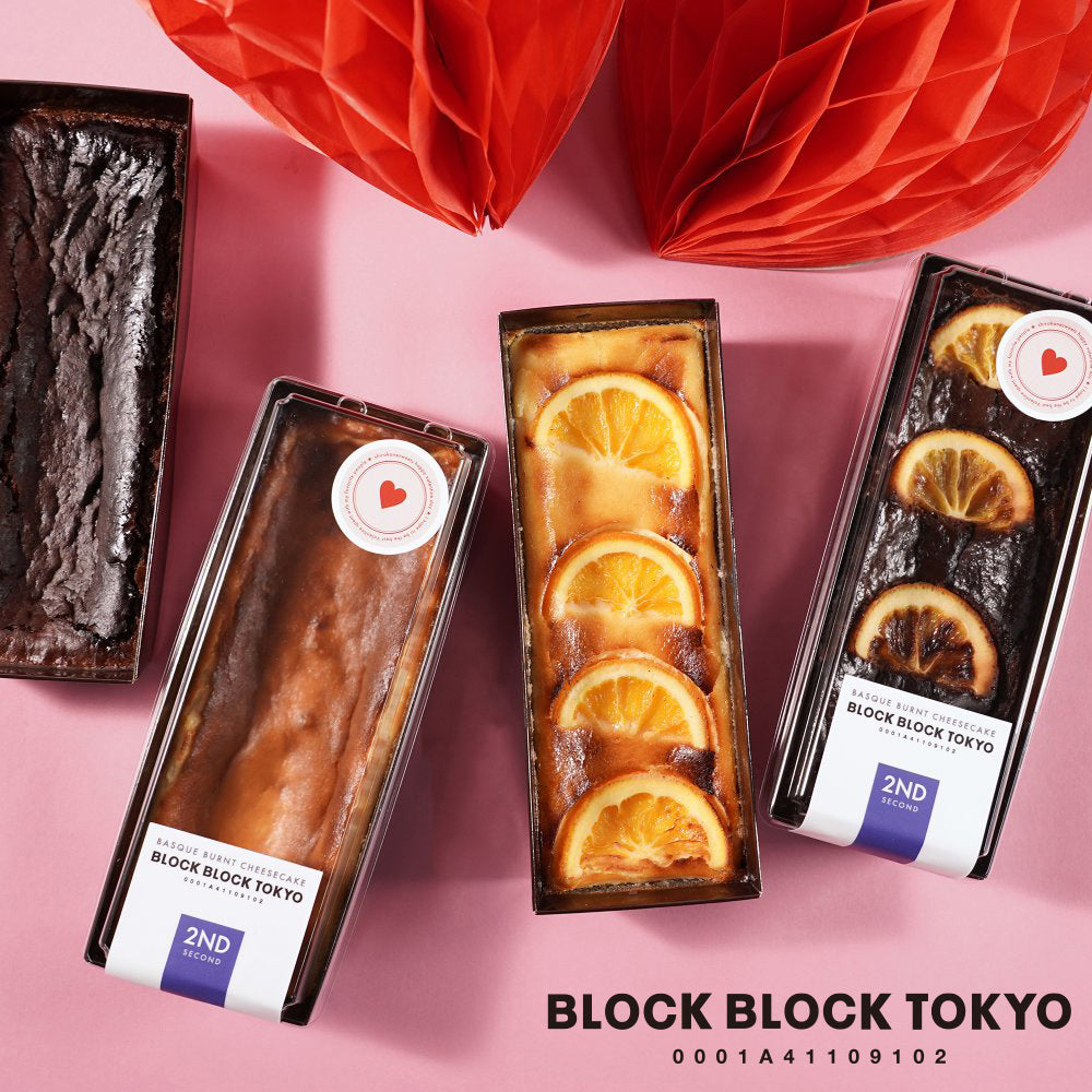 BLOCK BLOCK TOKYO 2ND　バスクチーズケーキ（ショコラオレンジ）