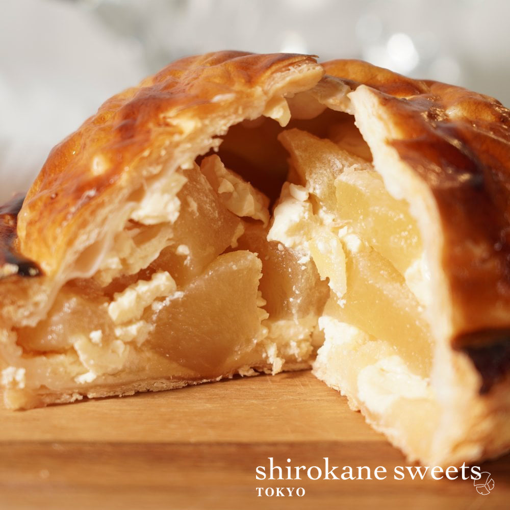 shirokane sweets TOKYO　りんごの酸味と甘味を楽しむプレミアム白金アップルパイ（チーズ）／白金スイーツ（シロカネスイーツ）