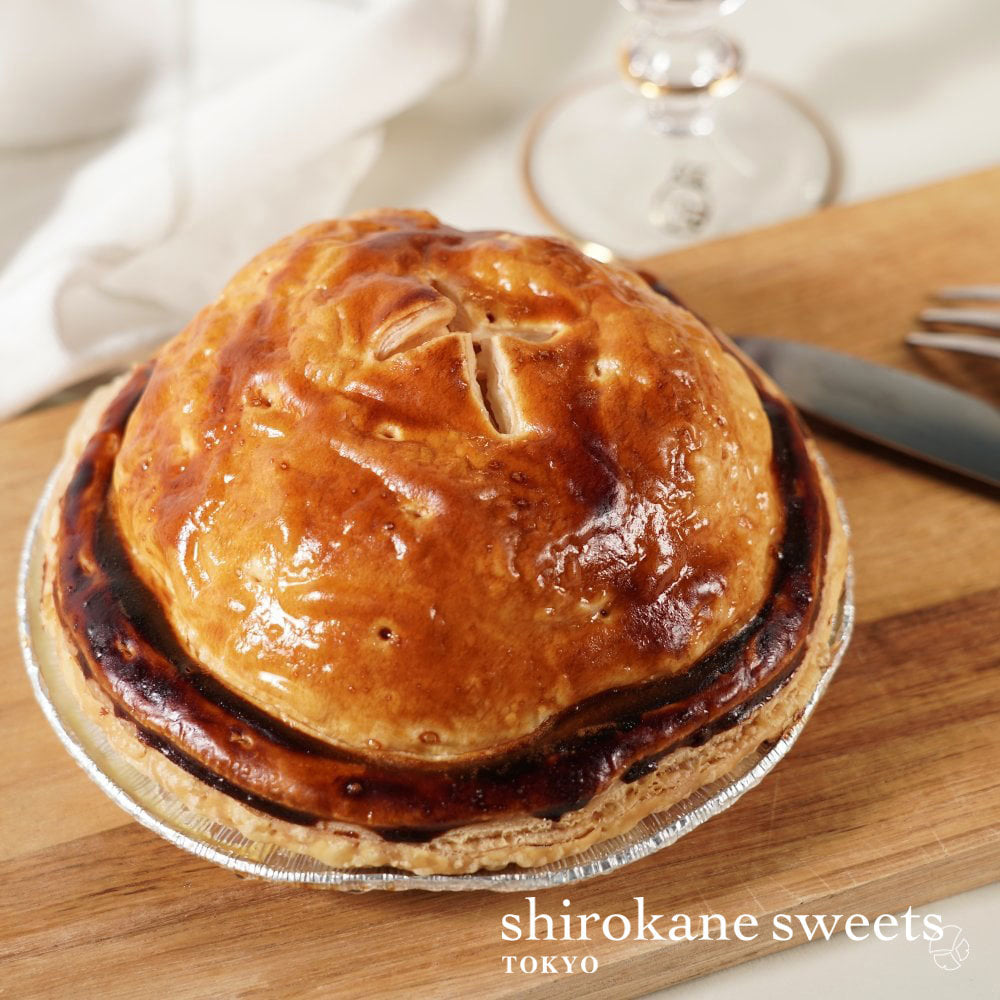 shirokane sweets TOKYO　りんごの酸味と甘味を楽しむプレミアム白金アップルパイ（チーズ）／白金スイーツ（シロカネスイーツ）