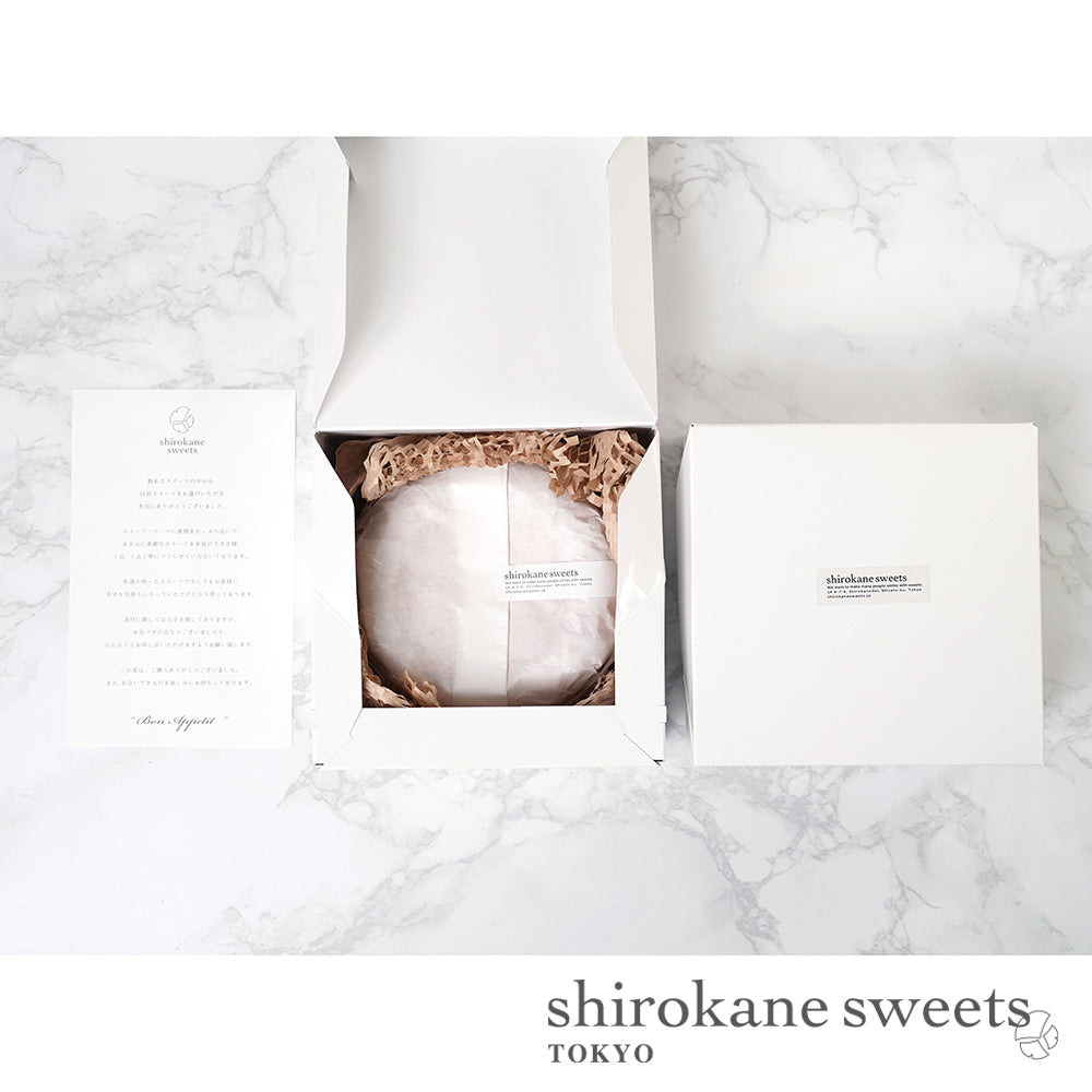 shirokane sweet TOKYO　白金バスクチーズケーキ（オレンジ）／白金スイーツ（シロカネスイーツ）