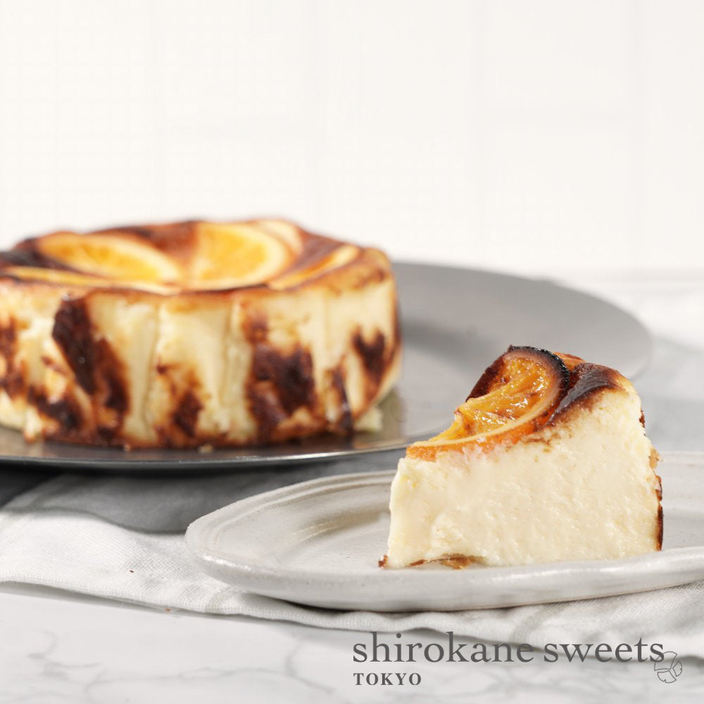 shirokane sweet TOKYO　白金バスクチーズケーキ（オレンジ）／白金スイーツ（シロカネスイーツ）