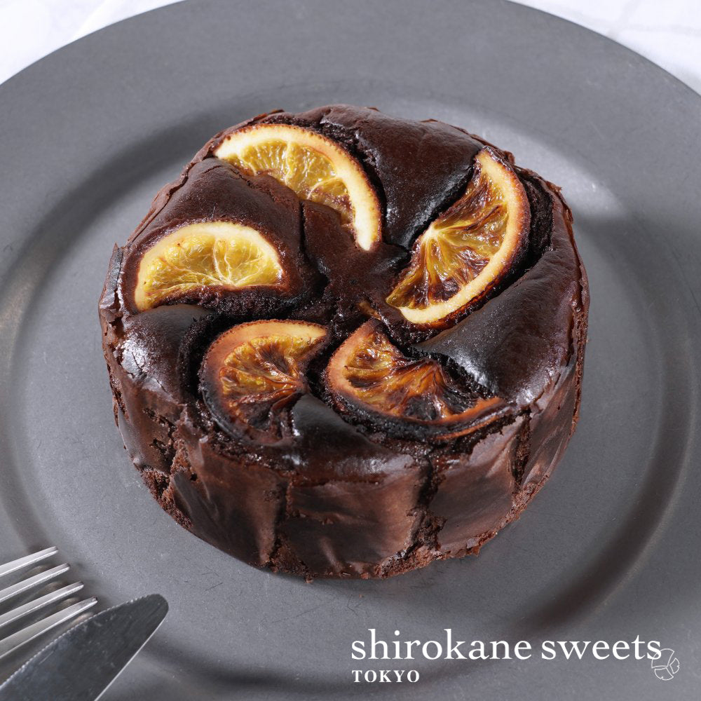 shirokane sweet TOKYO　白金バスクチーズケーキ（ショコラオレンジ）／白金スイーツ（シロカネスイーツ）