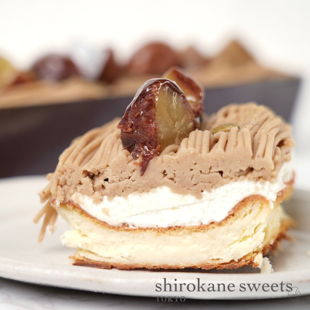 shirokane sweets TOKYO 和栗のプレミアムモンブランチーズケーキ（和栗渋皮煮）／白金スイーツ（シロカネスイーツ）