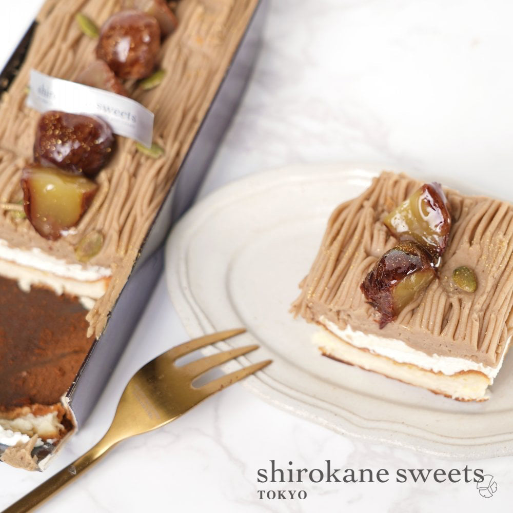 shirokane sweets TOKYO 和栗のプレミアムモンブランチーズケーキ（和栗渋皮煮）／白金スイーツ（シロカネスイーツ）