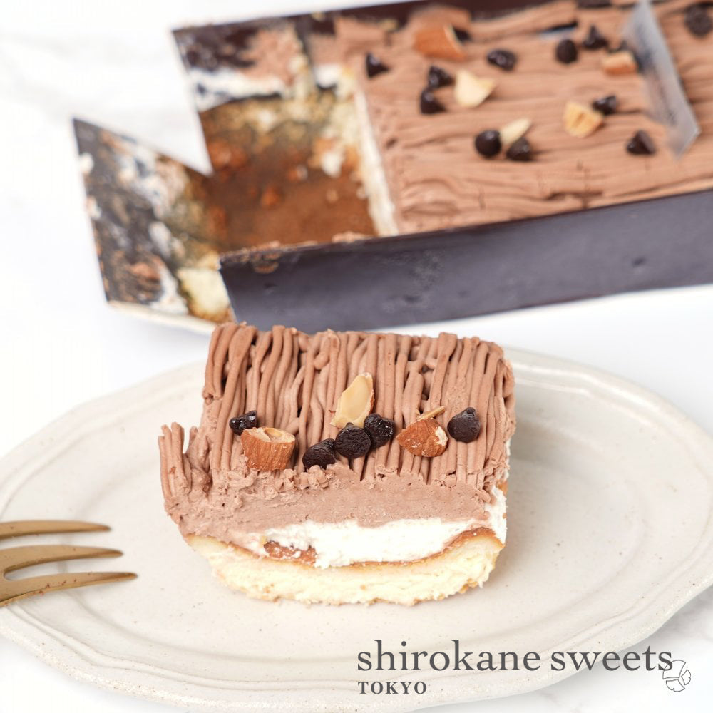 shirokane sweets TOKYO ショコラのプレミアムモンブランチーズケーキ