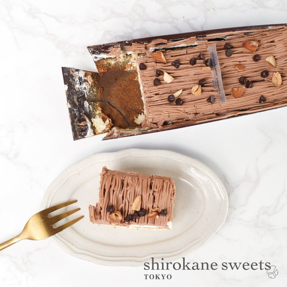 shirokane sweets TOKYO ショコラのプレミアムモンブランチーズケーキ