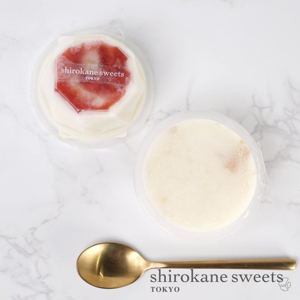 shirokane sweets TOKYO プレミアムカップアイス（苺のミルフィーユ）／白金スイーツ（シロカネスイーツ）
