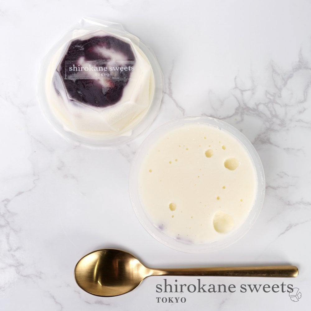 shirokane sweets TOKYO プレミアムカップアイス（ブルーベリーレアチーズ）／白金スイーツ（シロカネスイーツ）