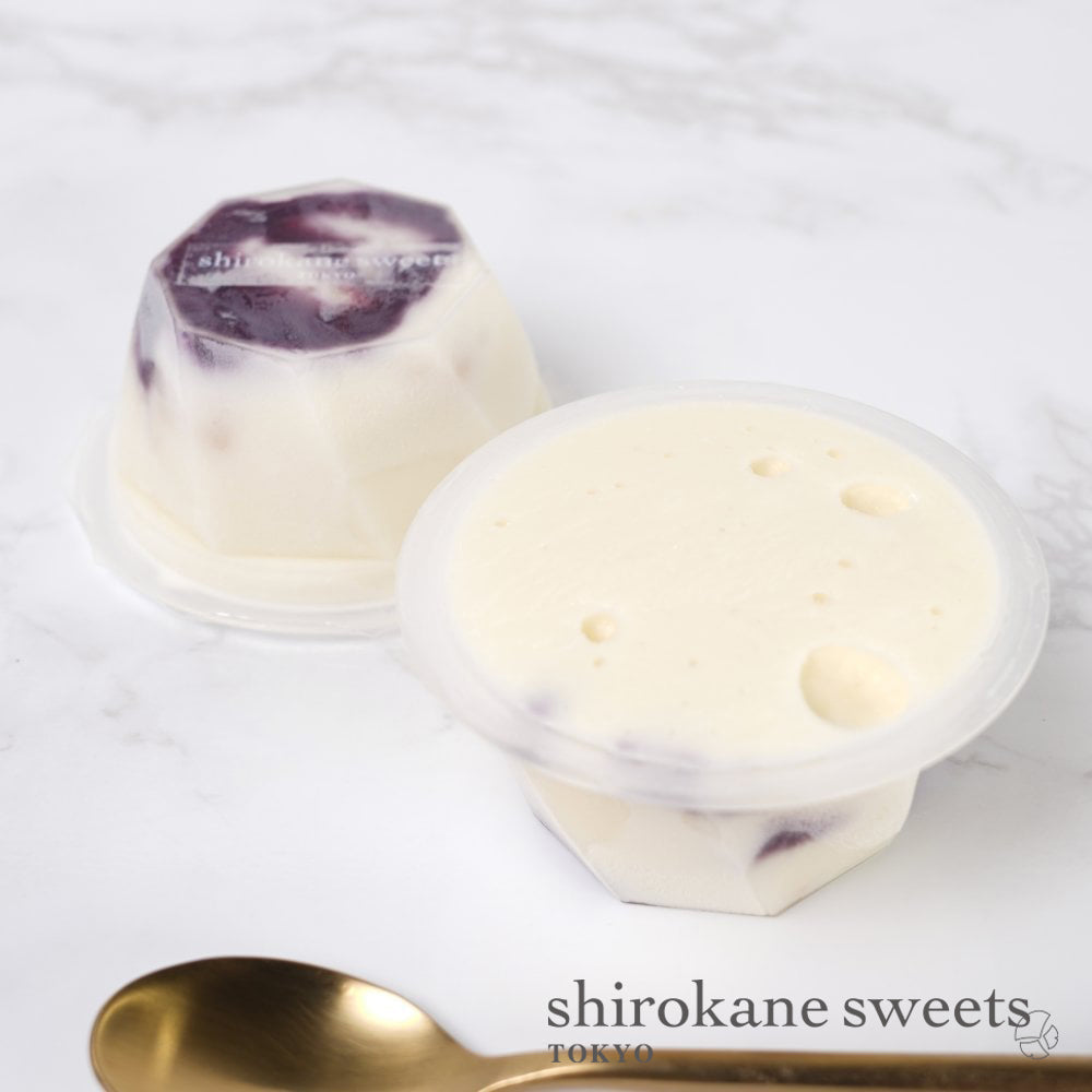 shirokane sweets TOKYO プレミアムカップアイス（ブルーベリーレアチーズ）／白金スイーツ（シロカネスイーツ）
