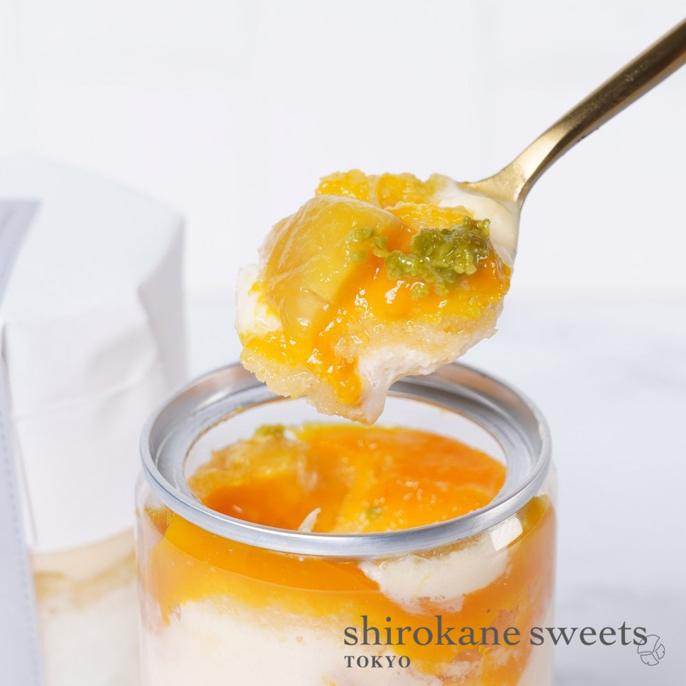 shirokane sweets TOKYO 白金ホワイトティラミス（マンゴーオレンジ）　4個