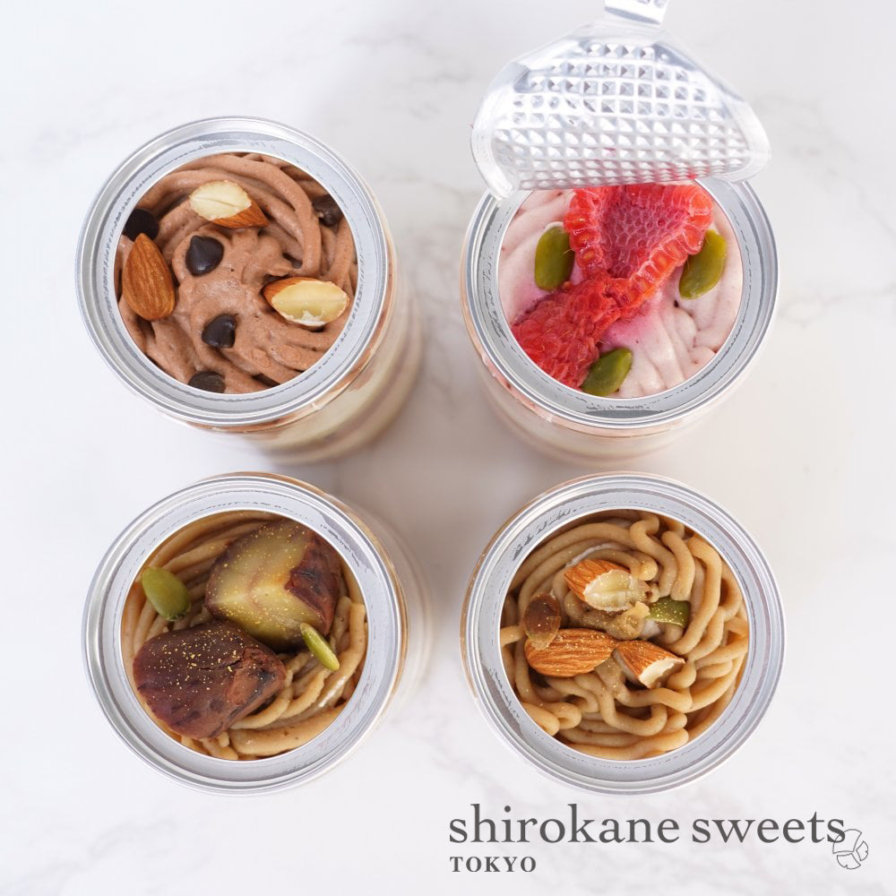 shirokane sweets TOKYO  白金モンブラン（和栗＆ナッツ）4個入