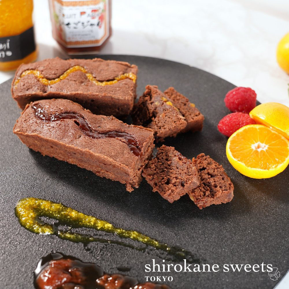 shirokane sweets TOKYO フルーツガトーショコラ（オレンジ）