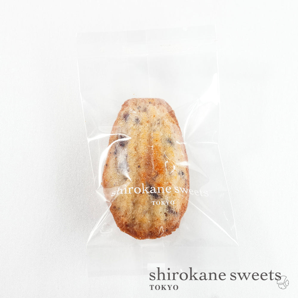 「送料無料・ポスト投函」shirokane sweets TOKYO 白金マドレーヌ（ブルーベリー）　4個入