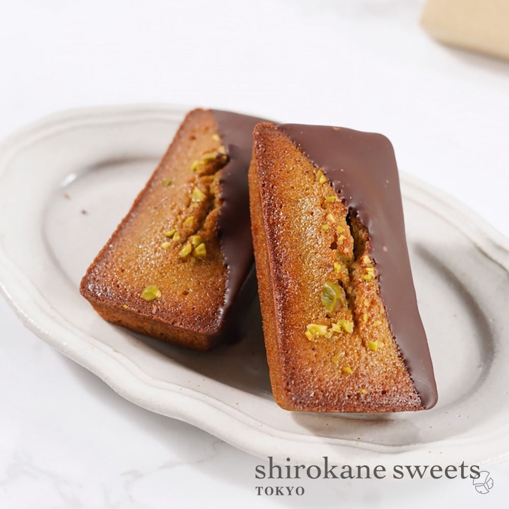 「送料無料・ポスト投函」shirokane sweets TOKYO 白金ショコラフィナンシェ（ピスタチオ）　５個入