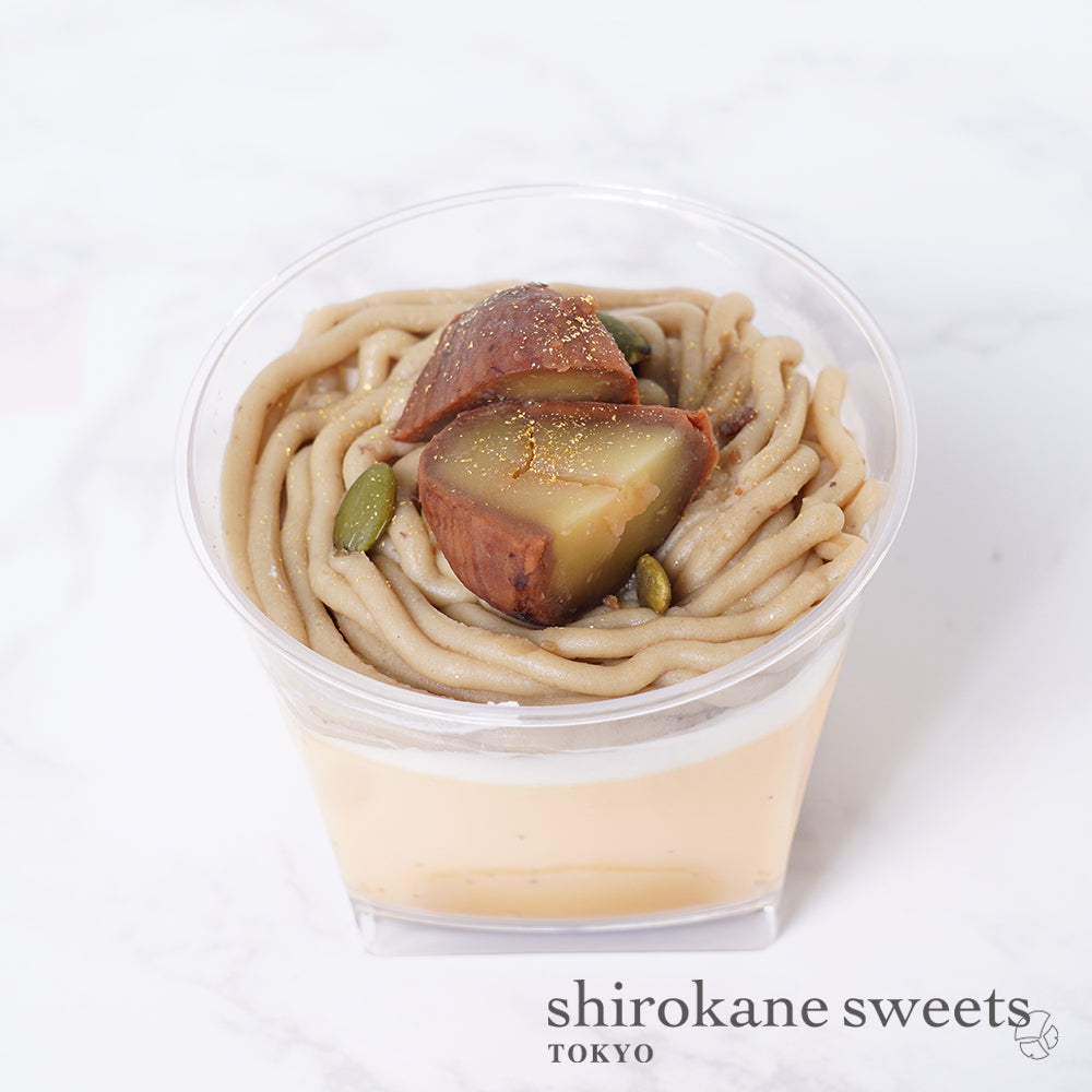 shirokane sweets TOKYO 白金モンブランプリン（皇室献上栗　山江栗）　３個入