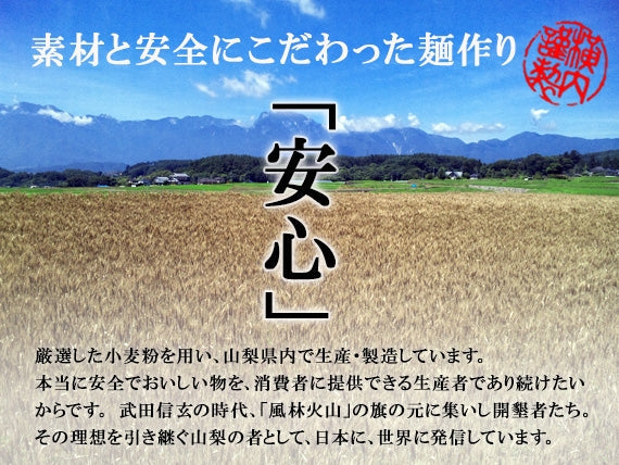 【地域限定送料込み】手もみほうとう1個＆かぼちゃほうとう1個＆辛みそほうとう（箱付き）