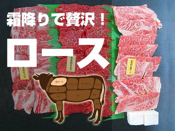 氷見和牛焼肉3点セット【精肉・肉加工品】