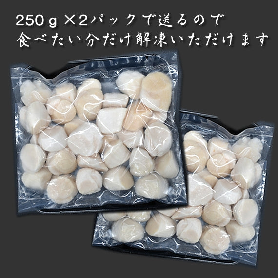 【道産・送料無料】お刺身 ほたて貝柱500g ＆ あわび2個入 セット（ホタテ：3S前後・20～45玉前後・250ｇ×2パック　アワビ：2個(約70g×2））　お刺身 帆立 ホタテ あわび アワビ 鮑 刺身 北海道 道産 利尻礼文産 数量限定・無添加