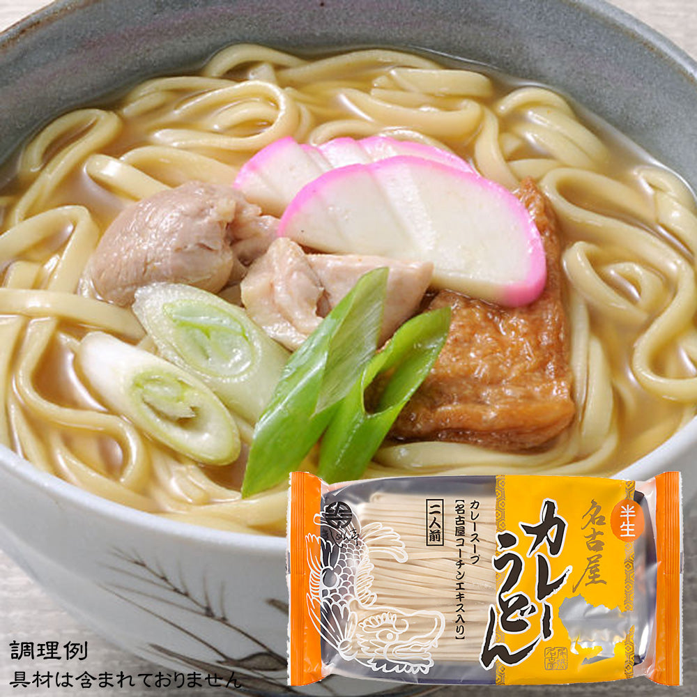 なごやきしめん亭 半生名古屋カレーうどん 【ご注文は5個以上から承ります】
