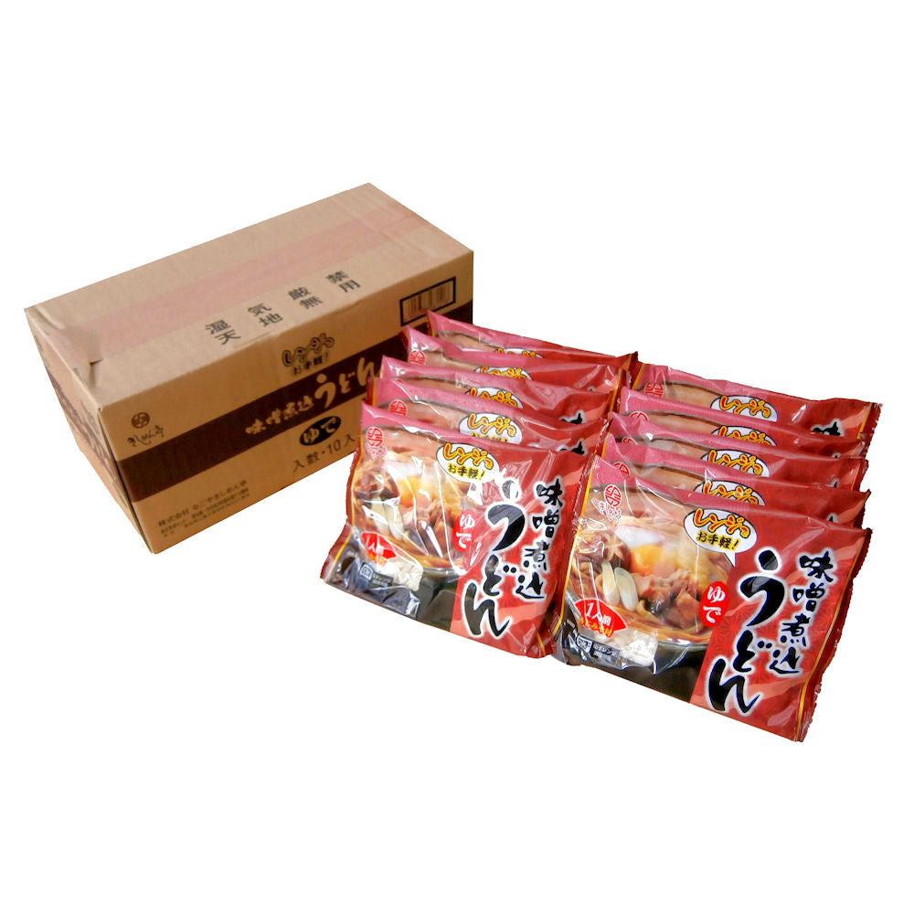 なごやきしめん亭 ゆで 味噌煮込うどん 10袋入