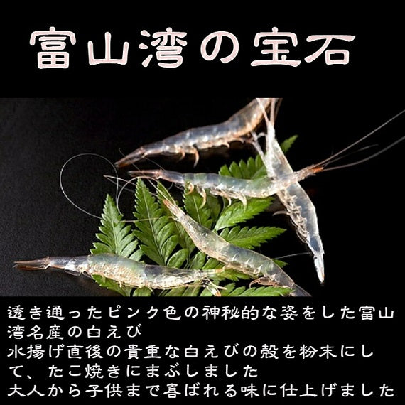 富山名産　白えびまみれたこ焼き　 大粒6個入り　真空冷凍　北陸　富山限定