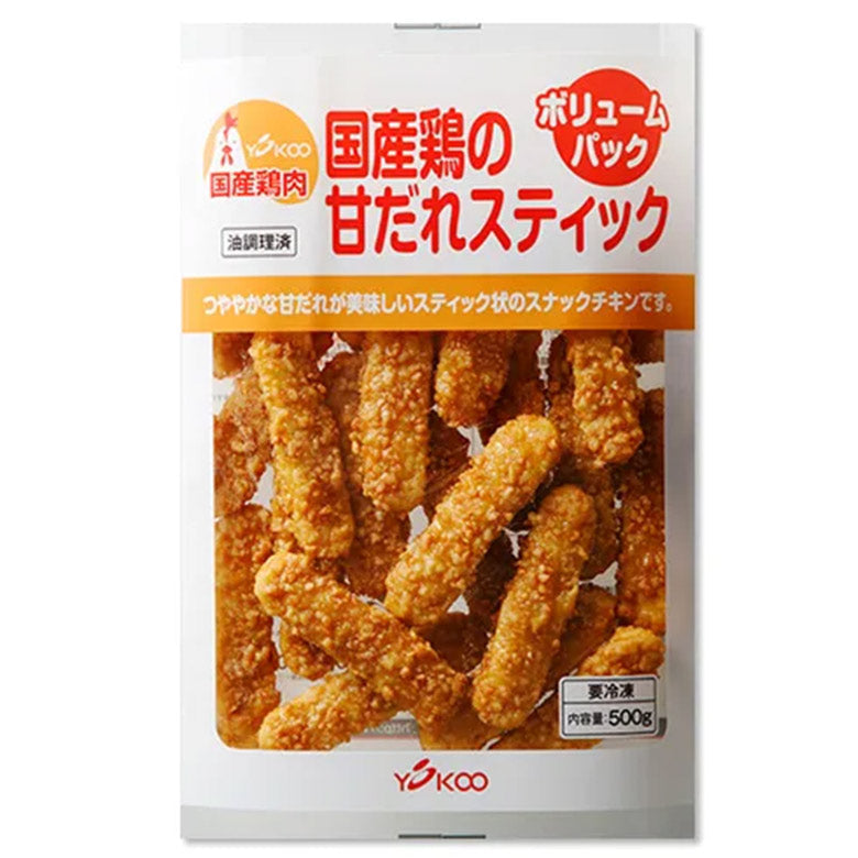 国産鶏の甘だれスティック 500g【冷凍】
